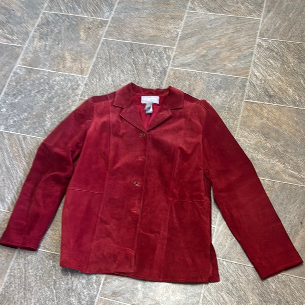 Liz Claiborne Deep Red Blazer